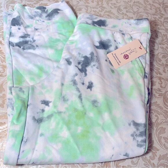 Secret Treasures Cropped Sleep Pants Stretch Waist Pockets Sz Medium 8-10 NWT - Picture 1 of 3